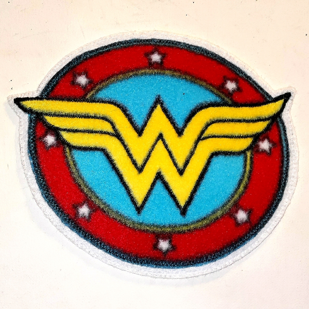 NEW (1) DC Wonder Woman Patch/Emblem/Appliqué! Huge 8". Iron-On/Sew-On